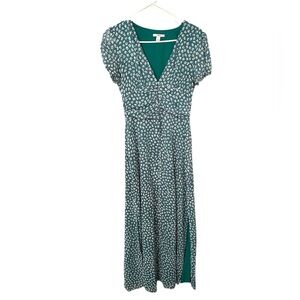 Bar III Teal Floral Maxi Dress